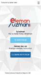 Mobile Screenshot of elemanuzmani.com